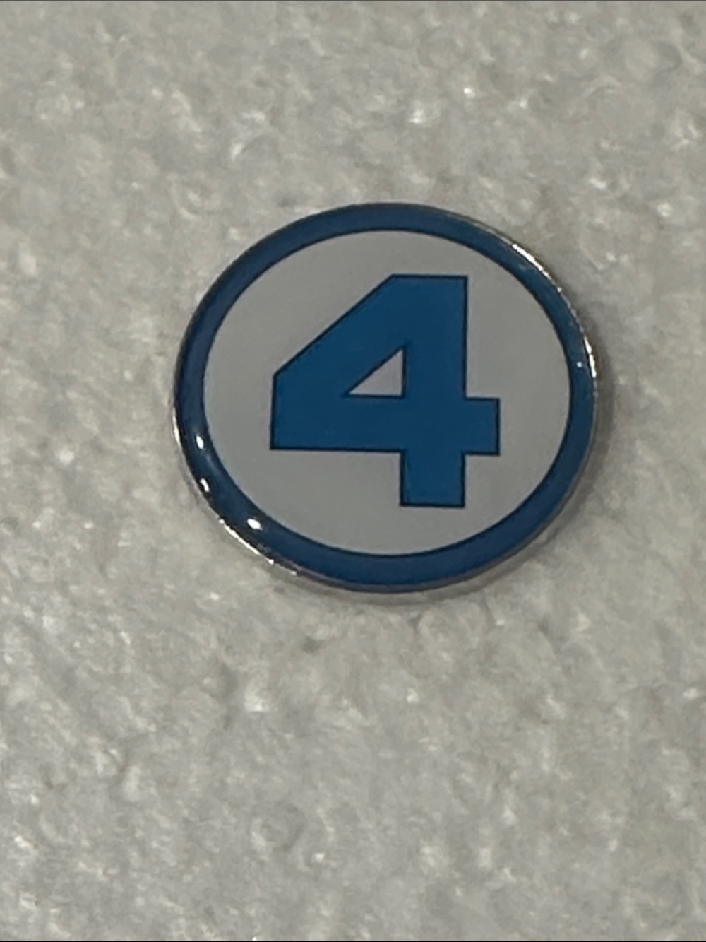 Blue Fantastic 4 Emblem Pin